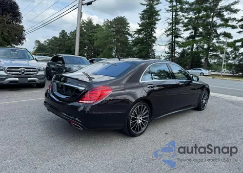 2016 Mercedes-Benz S 550 4Matic z USA, uszkodzony, nr VIN WDDUG8FB0GA233424